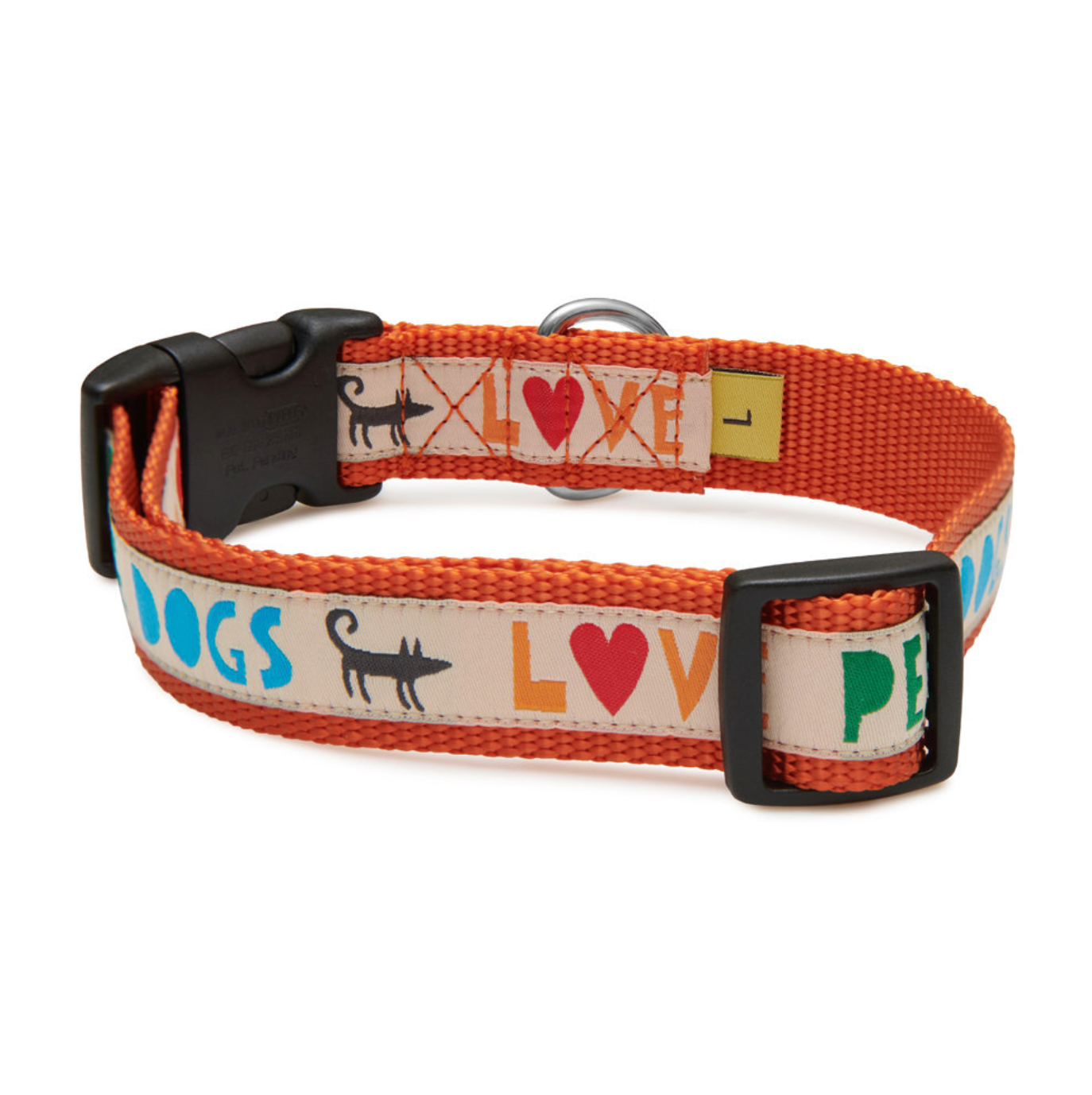 Love.Peace.Dogs Collar from Sharik